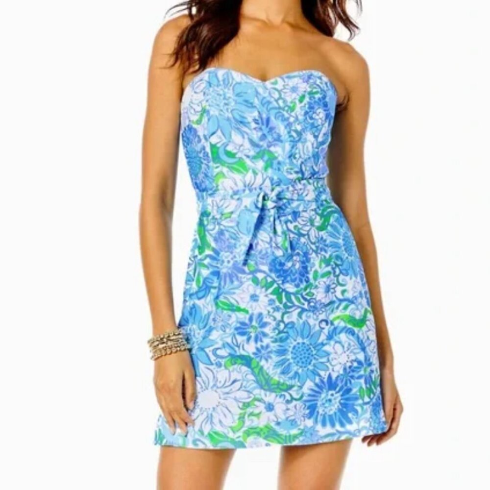 Lilly Pulitzer Kylo Strapless Dress / Romper - Size 8